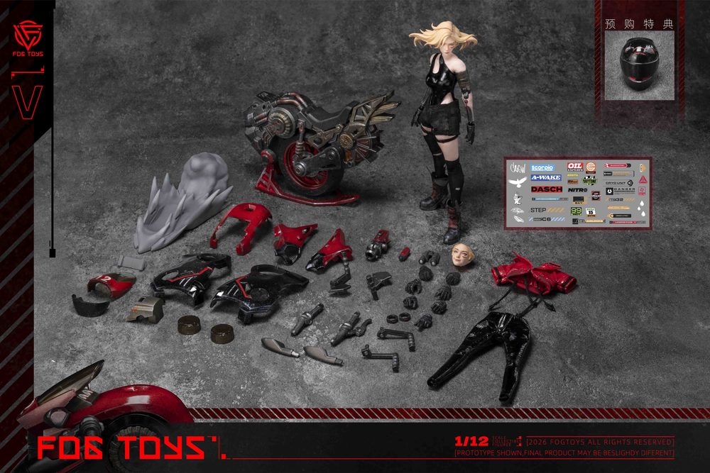 FOGTOYS ファンタジー・アルファベットシリーズ EA-03 "V" 1/12スケール可動フィギュア (FOGTOYS FANTASY ALPHABET SERIES EA03 "V" 1/12 SCALE ACTION FIGURE)