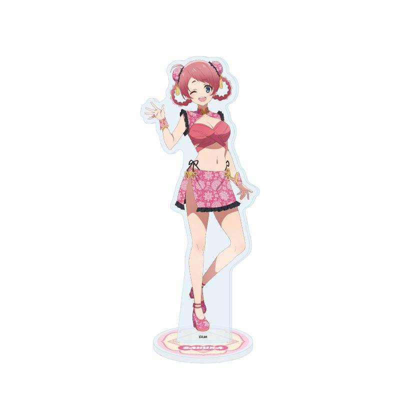 アクリルスタンド 劇場版 ゾンビランドサガ ゆめぎんがパラダイス 08 源さくら チャイナ水着Ver.(描き下ろしイラスト) (Acrylic Stand "Zombie Land Saga: Yumeginga Paradise" 08 Minamoto Sakura China Swimwear Ver. (Original Illustration))