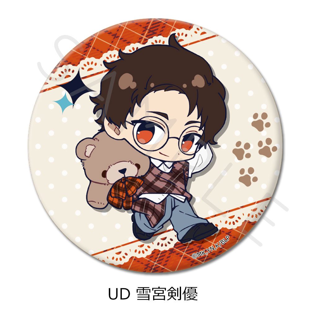 ブルーロック 第12弾 丸型缶バッジ(57mm) UD 雪宮剣優 ("Blue Lock" Vol. 12 Round Can Badge (57mm) UD Yukimiya Kenyu)