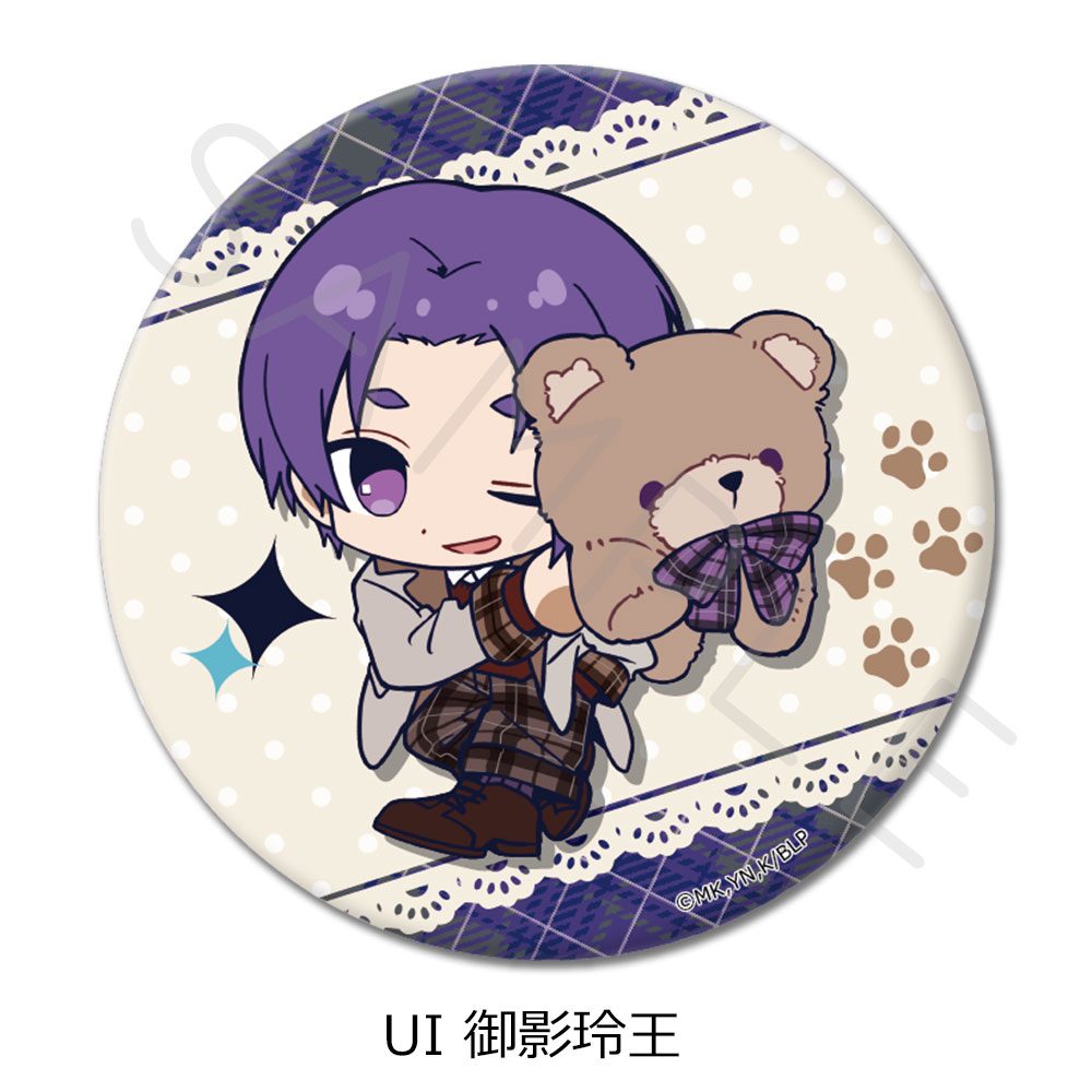 ブルーロック 第12弾 丸型缶バッジ(57mm) UI 御影玲王 ("Blue Lock" Vol. 12 Round Can Badge (57mm) UI Mikage Reo)