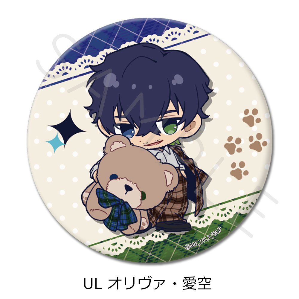 ブルーロック 第12弾 丸型缶バッジ(57mm) UL オリヴァ・愛空 ("Blue Lock" Vol. 12 Round Can Badge (57mm) UL Oliver Aiku)