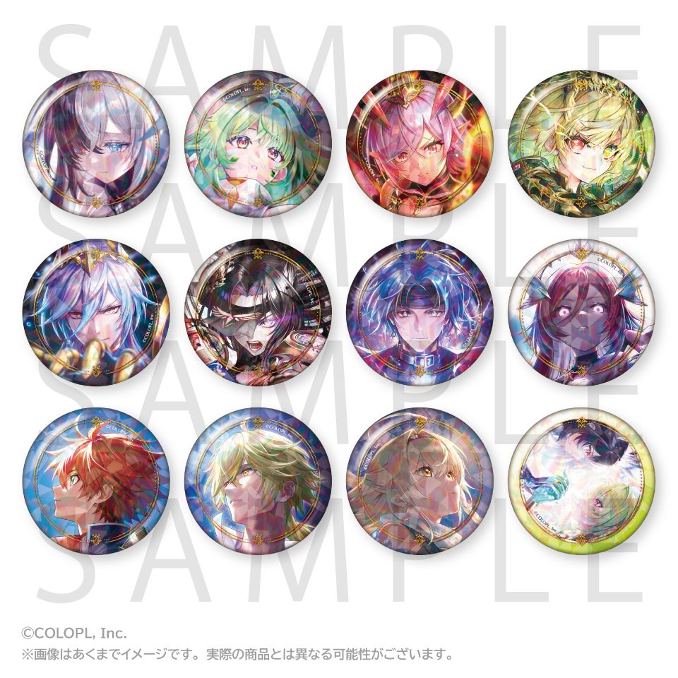 白猫プロジェクト NEW WORLD'S トレーディングホログラム缶バッジ(覚醒フォトVer.)B ("White Cat Project NEW WORLD'S" Trading Hologram Can Badge (Awakening Photo Ver.) B)