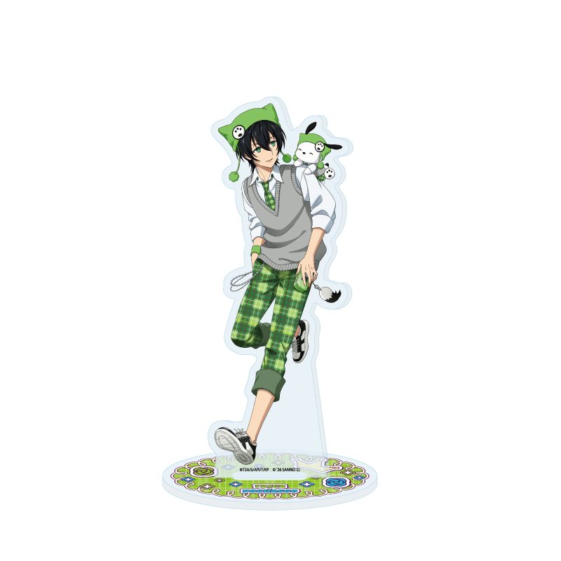 アクリルスタンド KING OF PRISM 10th ANNIVERSARY×サンリオキャラクターズ 13 香賀美タイガ×ポチャッコ (Acrylic Stand "King of Prism" 10th ANNIVERSARY x Sanrio Characters 13 Kougami Taiga x Pochacco)