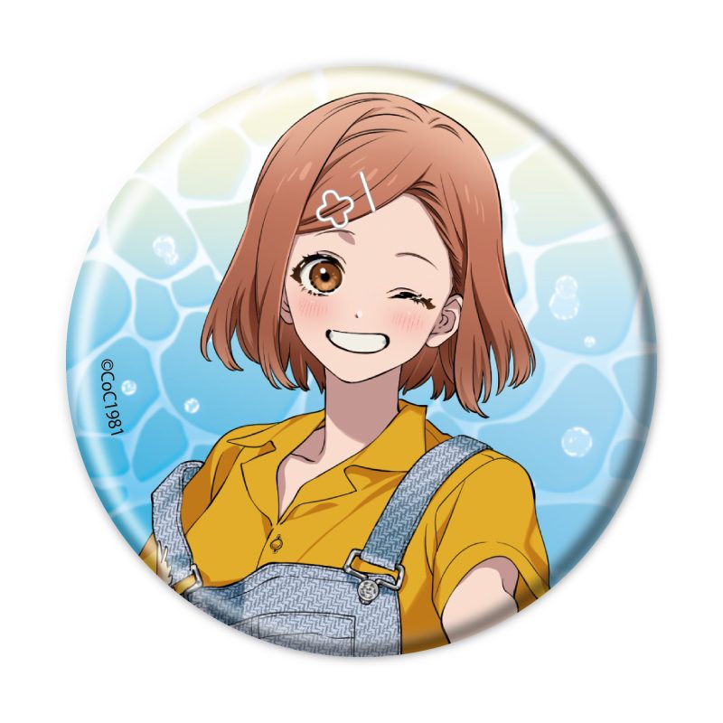 缶バッジ プルガトリウムの夜 デストルドーの使者 03 古鳥ヒナノ 夏カフェVer.(描き下ろしイラスト) (Can Badge "Night of Purgatorium" "Messenger of Destrudo" 03 Kotori Hinano Summer Cafe Ver. (Original Illustration))