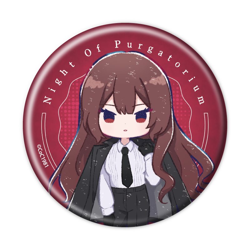 缶バッジ プルガトリウムの夜 デストルドーの使者 08 桃下冬香(グラフアートイラスト) (Can Badge "Night of Purgatorium" "Messenger of Destrudo" 08 Momoshita Toka (Graff Art Illustration))