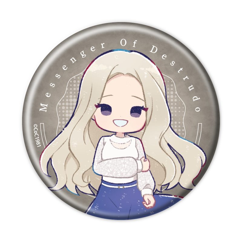 缶バッジ プルガトリウムの夜 デストルドーの使者 14 立浪紫音(グラフアートイラスト) (Can Badge "Night of Purgatorium" "Messenger of Destrudo" 14 Tatsunami Shion (Graff Art Illustration))