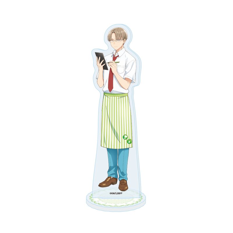 アクリルスタンド アオのハコ 09 笠原匡 エプロンVer.(描き下ろしイラスト) (Acrylic Stand "Blue Box" 09 Kasahara Kyo Apron Ver. (Original Illustration))