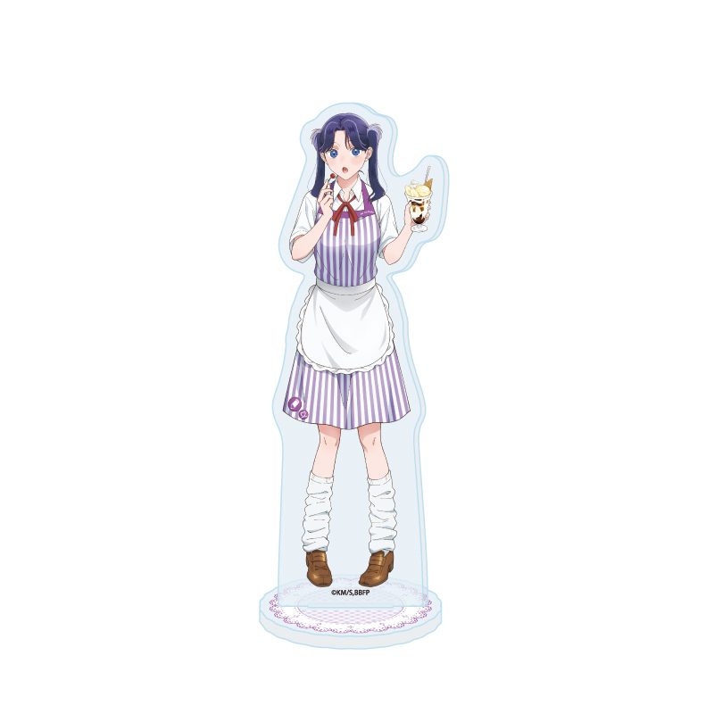 アクリルスタンド アオのハコ 10 守屋菖蒲 エプロンVer.(描き下ろしイラスト) (Acrylic Stand "Blue Box" 10 Moriya Ayame Apron Ver. (Original Illustration))
