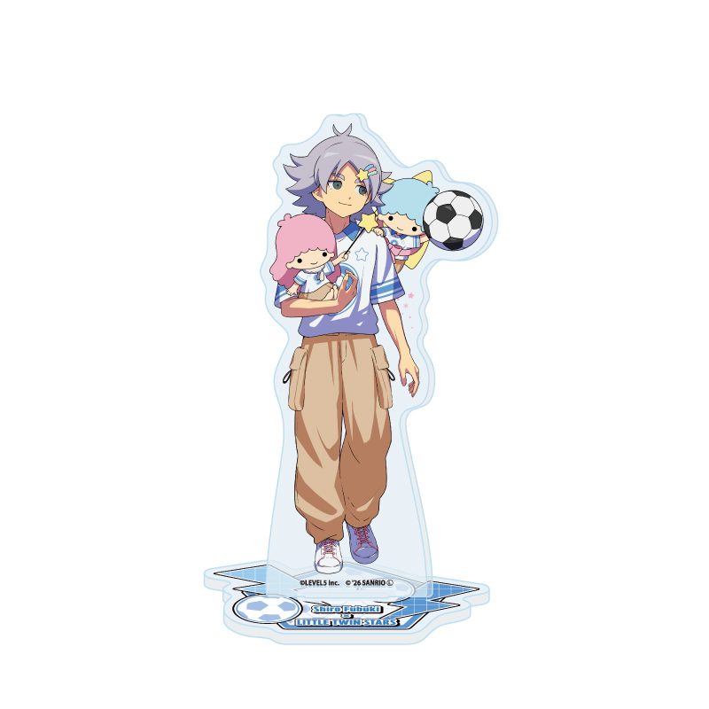 アクリルスタンド イナズマイレブン×サンリオキャラクターズ 05 吹雪士郎×リトルツインスターズ(コラボイラスト) (Acrylic Stand "Inazuma Eleven" x Sanrio Characters 05 Fubuki Shiro x Little Twin Stars (Collaboration Illustration))