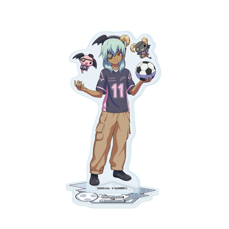 アクリルスタンド イナズマイレブン×サンリオキャラクターズ 06 佐久間次郎×ルロロマニック(コラボイラスト) (Acrylic Stand "Inazuma Eleven" x Sanrio Characters 06 Sakuma Jiro x Lloromannic (Collaboration Illustration))
