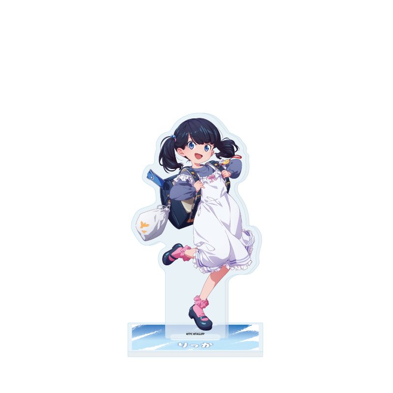 アクリルスタンド グリッドマン ユニバース 55 宝多六花 たいむすりっぷVer.(描き下ろしイラスト) (Acrylic Stand "GRIDMAN UNIVERSE" 55 Takarada Rikka Time Slip Ver. (Original Illustration))