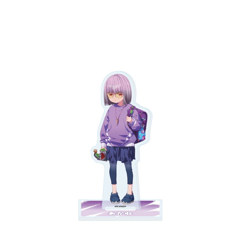 アクリルスタンド グリッドマン ユニバース 56 新条アカネ たいむすりっぷVer.(描き下ろしイラスト) (Acrylic Stand "GRIDMAN UNIVERSE" 56 Shinjo Akane Time Slip Ver. (Original Illustration))