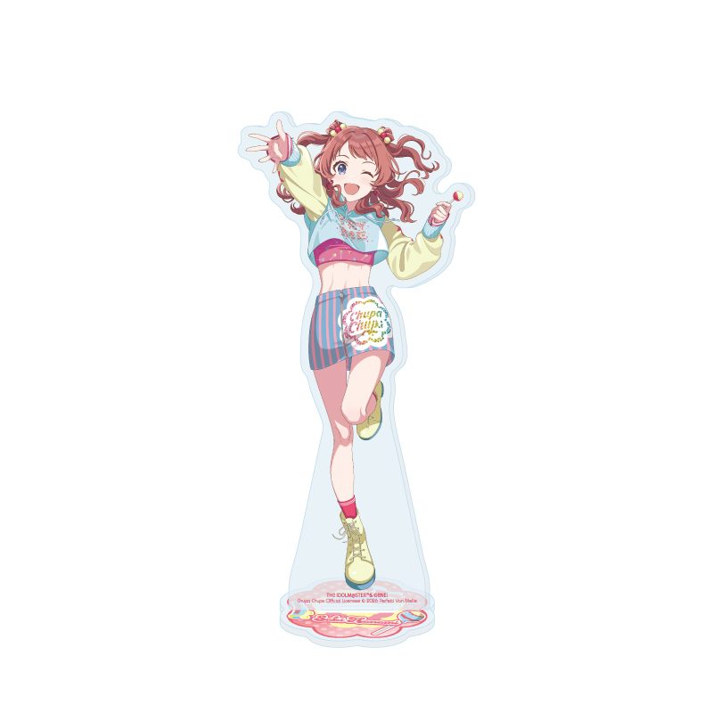 アクリルスタンド 学園アイドルマスター×チュッパチャプス 01 花海咲季(描き下ろしイラスト) (Acrylic Stand "Gakuen Idolmaster" x Chupa Chups 01 Hanami Saki (Original Illustration))