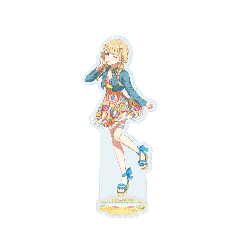 アクリルスタンド 学園アイドルマスター×チュッパチャプス 03 藤田ことね(描き下ろしイラスト) (Acrylic Stand "Gakuen Idolmaster" x Chupa Chups 03 Fujita Kotone (Original Illustration))