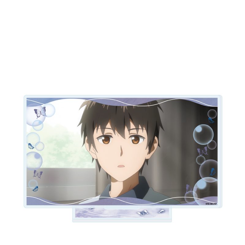 アクリルスタンド 透明な夜に駆ける君と、目に見えない恋をした。 02 B(場面写イラスト) (Acrylic Stand "Love Unseen Beneath the Clear Night Sky" 02 B (Scenes Illustration))