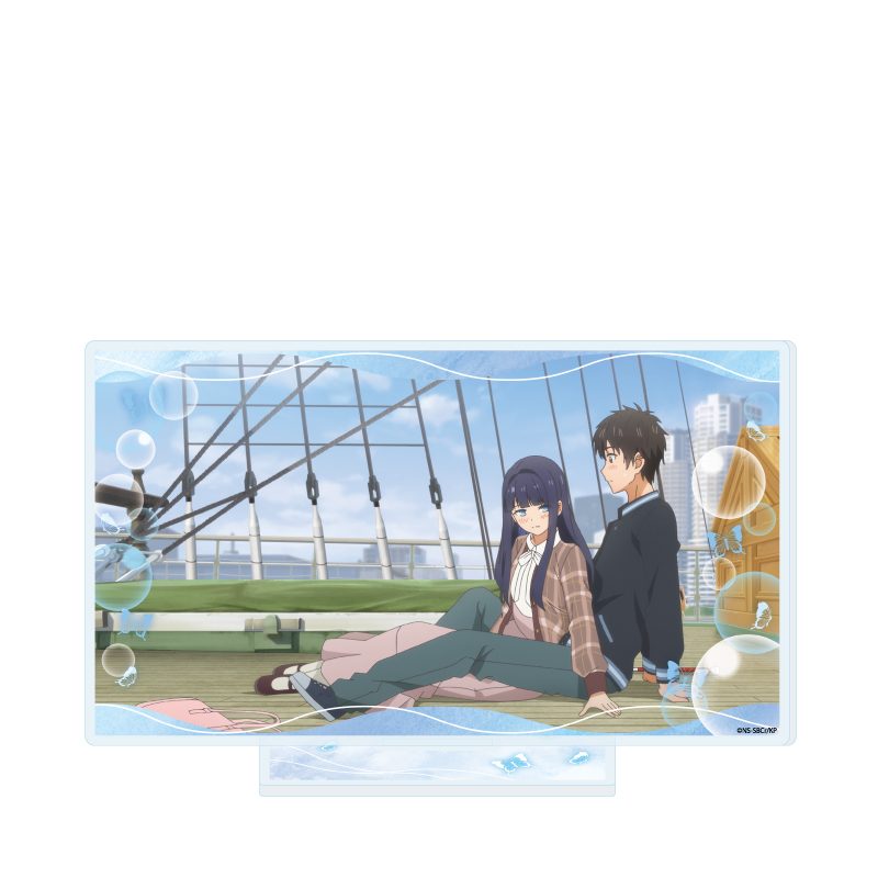 アクリルスタンド 透明な夜に駆ける君と、目に見えない恋をした。 04 D(場面写イラスト) (Acrylic Stand "Love Unseen Beneath the Clear Night Sky" 04 D (Scenes Illustration))