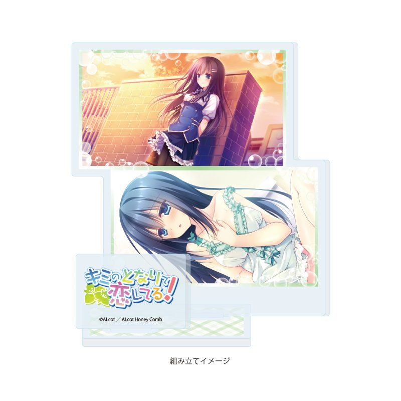 アクリルスタンドプレート ALcot/ALcotハニカムシリーズ 04 キミのとなりで恋してる! B(公式イラスト) (Acrylic Stand Plate ALcot/ALcot Honey Comb Series 04 Kimi no Tonari de Koishiteru! B (Official Illustration))