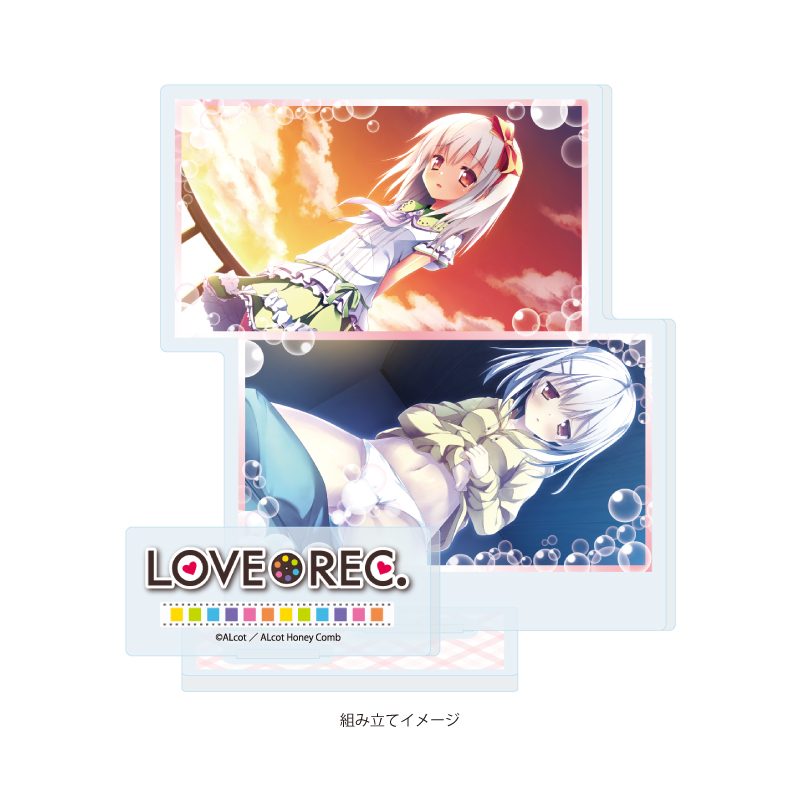 アクリルスタンドプレート ALcot/ALcotハニカムシリーズ 13 LOVEREC. B(公式イラスト) (Acrylic Stand Plate ALcot/ALcot Honey Comb Series 13 LOVEREC. B (Official Illustration))