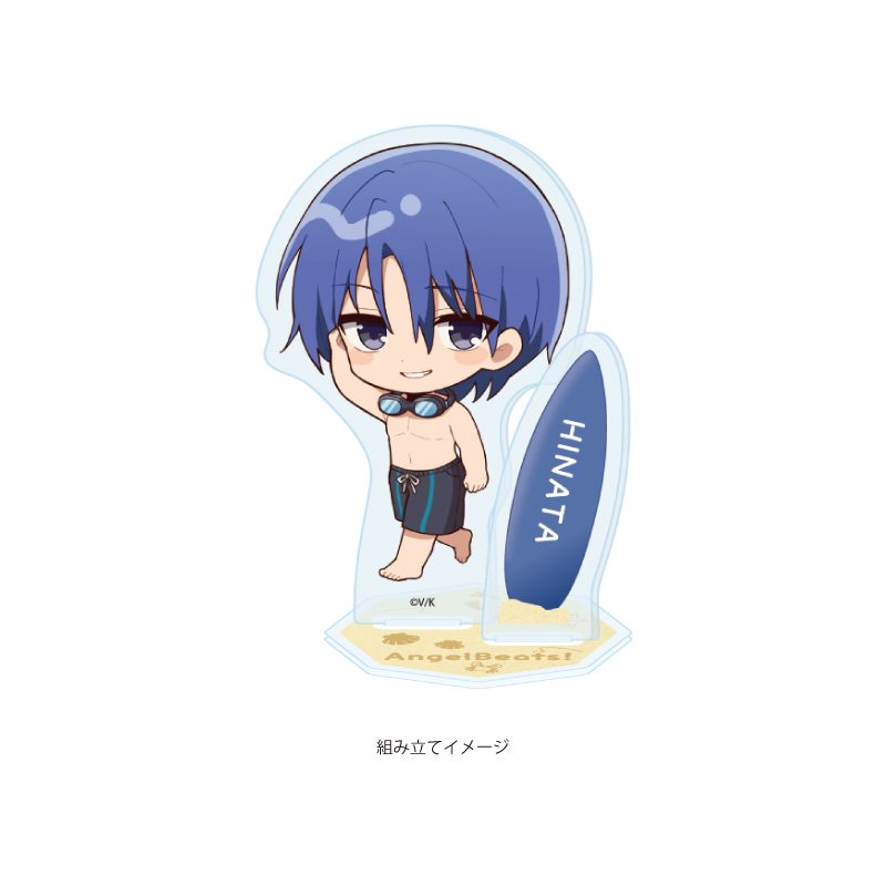 アクリルスタンドプレート Angel Beats!&Charlotte 11 日向秀樹(ミニキャライラスト) (Acrylic Stand Plate "Angel Beats!" & "Charlotte" 11 Hinata Hideki (Mini Character Illustration))
