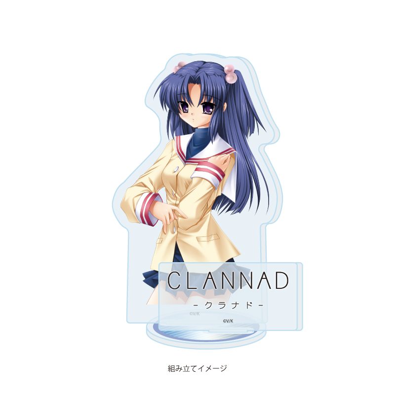 アクリルスタンドプレート CLANNAD-クラナド- 03 一ノ瀬ことみ(公式イラスト) (Acrylic Stand Plate "CLANNAD" 03 Ichinose Kotomi (Official Illustration))