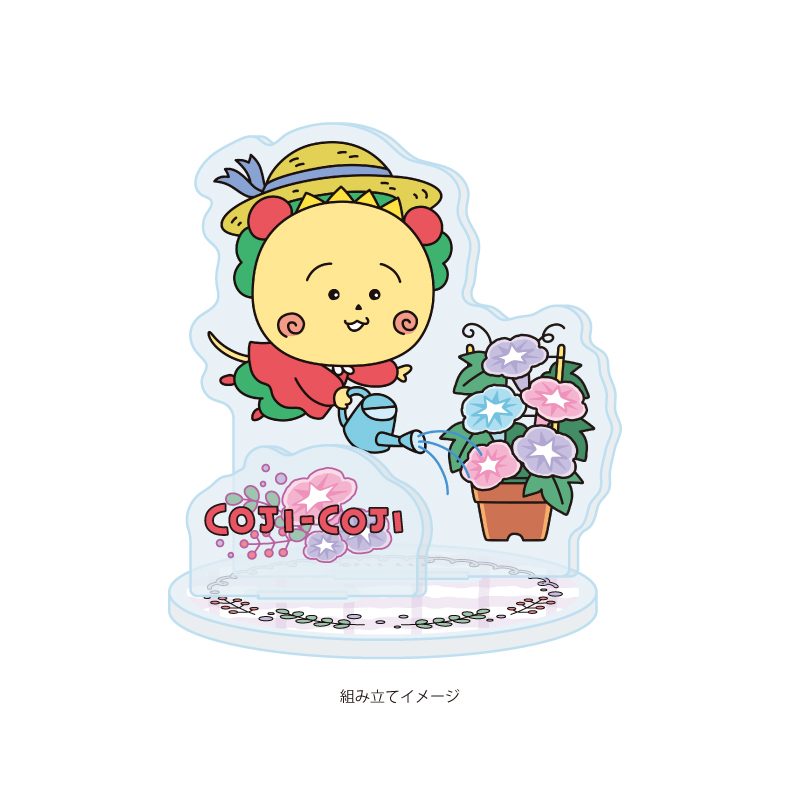 アクリルスタンドプレート COJI-COJI 03 あさがお(描き下ろしイラスト) (Acrylic Stand Plate "Coji-Coji" 03 Morning Glory (Original Illustration))