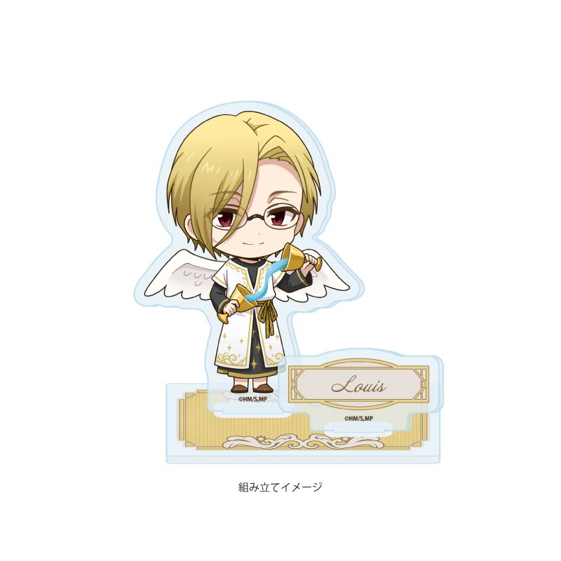 アクリルスタンドプレート 憂国のモリアーティ 15 タロットVer. ルイス・ジェームズ・モリアーティ(ミニキャライラスト) (Acrylic Stand Plate "Moriarty the Patriot" 15 Tarot Ver. Louis James Moriarty (Mini Character Illustration))