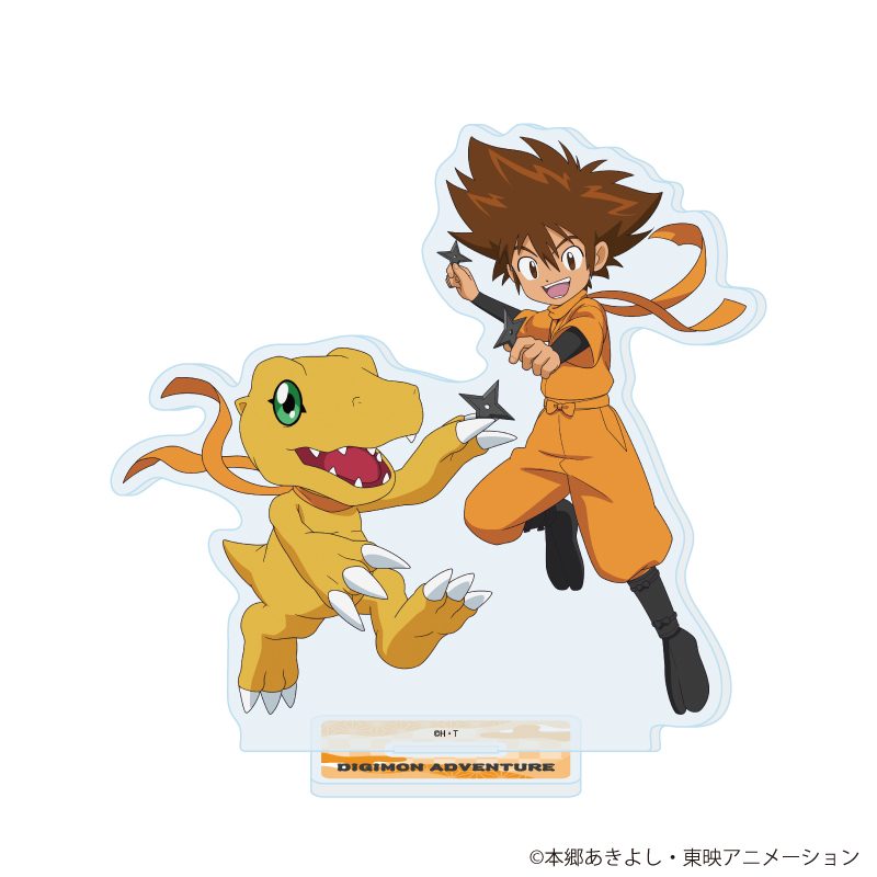 アクリルスタンド デジモンアドベンチャー 25 八神太一&アグモン 忍者Ver.(描き下ろしイラスト) (Acrylic Stand "Digimon Adventure" 25 Yagami Taichi & Agumon Ninja Ver. (Original Illustration))