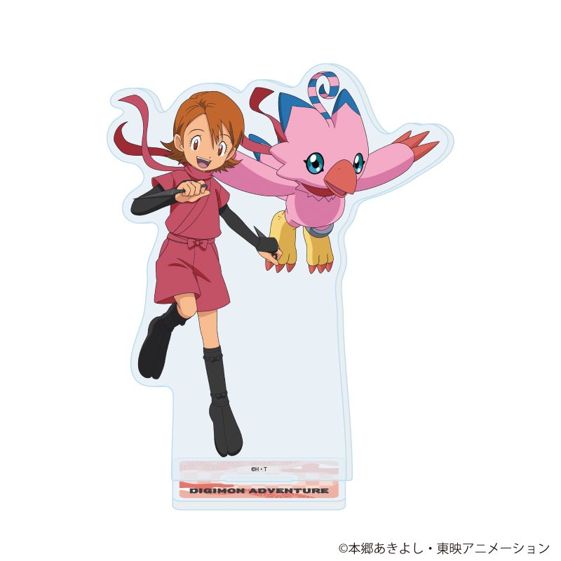 アクリルスタンド デジモンアドベンチャー 27 武之内空&ピヨモン 忍者Ver.(描き下ろしイラスト) (Acrylic Stand "Digimon Adventure" 27 Takenouchi Sora & Piyomon Ninja Ver. (Original Illustration))