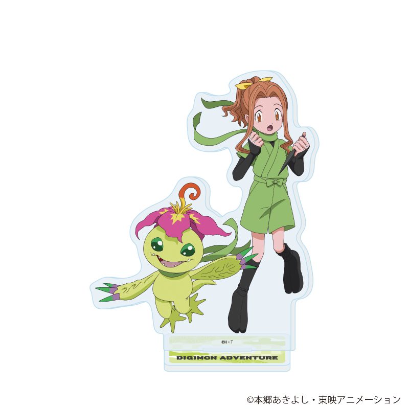 アクリルスタンド デジモンアドベンチャー 29 太刀川ミミ&パルモン 忍者Ver.(描き下ろしイラスト) (Acrylic Stand "Digimon Adventure" 29 Tachikawa Mimi & Palmon Ninja Ver. (Original Illustration))
