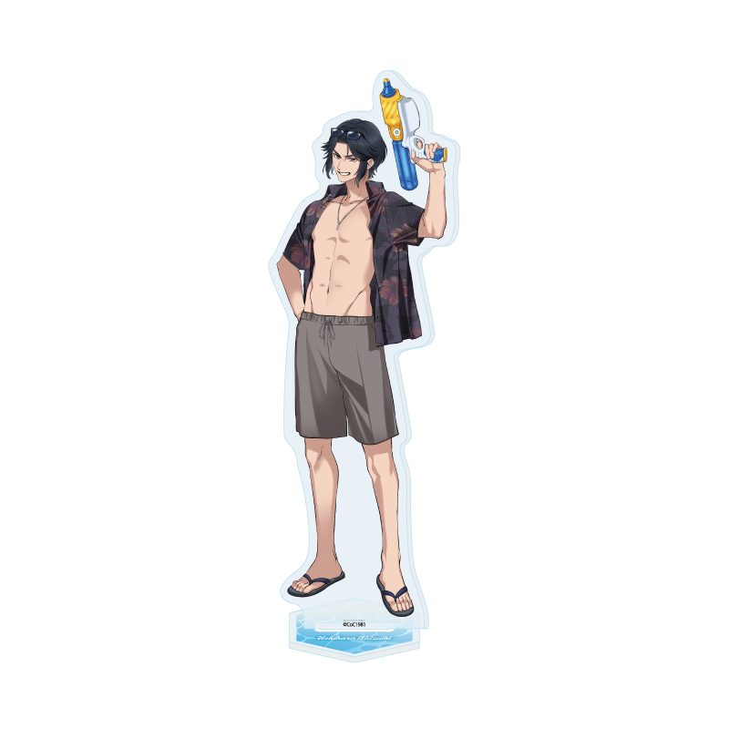 アクリルスタンド プルガトリウムの夜 デストルドーの使者 02 蛇原辰巳 夏カフェVer.(描き下ろしイラスト) (Acrylic Stand "Night of Purgatorium" "Messenger of Destrudo" 02 Hebihara Tatsumi Summer Cafe Ver. (Original Illustration))