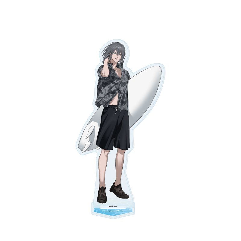 アクリルスタンド プルガトリウムの夜 デストルドーの使者 04 霧嶋凛道 夏カフェVer.(描き下ろしイラスト) (Acrylic Stand "Night of Purgatorium" "Messenger of Destrudo" 04 Kirishima Rindo Summer Cafe Ver. (Original Illustration))
