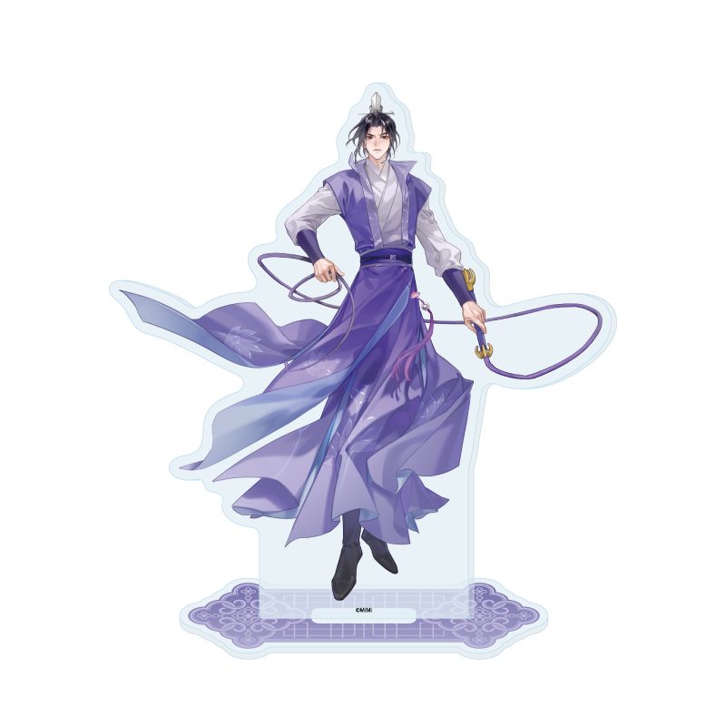 アクリルスタンド 大河幻想ラジオドラマ 魔道祖師 17 江澄 シャボン玉Ver.(描き下ろしイラスト) (Acrylic Stand "Japanese Audio Drama The Master of Diabolism" 17 Jiang Cheng Soap Bubble Ver. (Original Illustration))