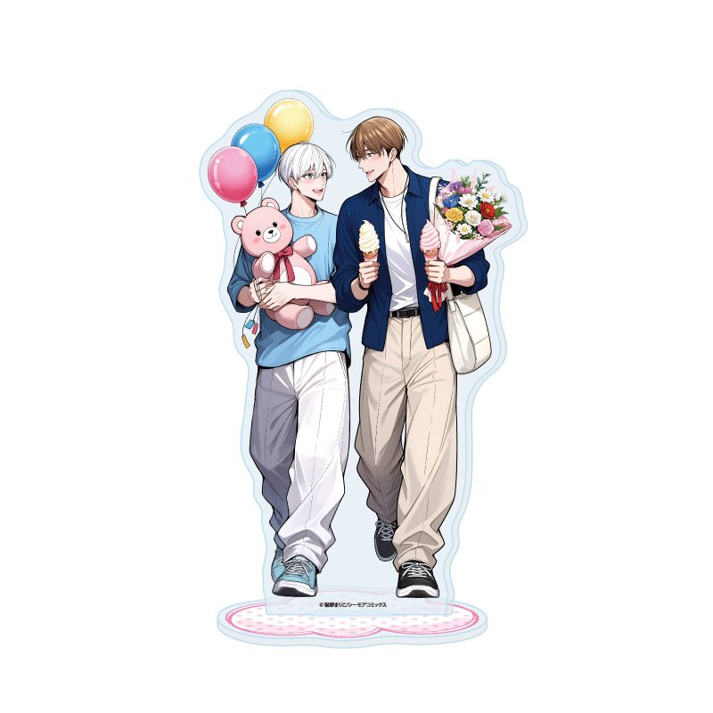 アクリルスタンド アンタは俺のオメガだろ 01 A(描き下ろしイラスト) (Acrylic Stand "You Are My Omega" 01 A (Original Illustration))