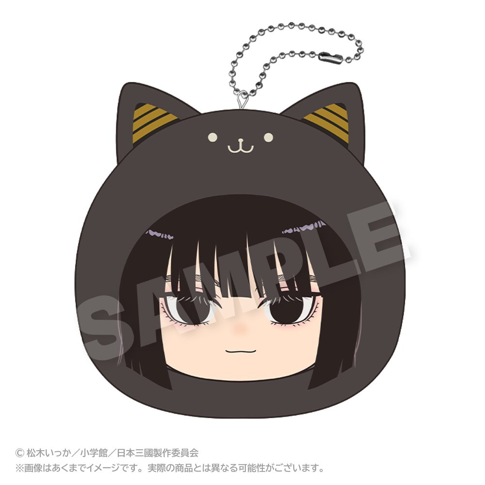 日本三國 まるめいつクッションキーホルダー 阿佐馬芳経 ("NIPPON SANGOKU: The Three Nations of the Crimson Sun" Marumates Cushion Key Chain Asama Yoshitsune)