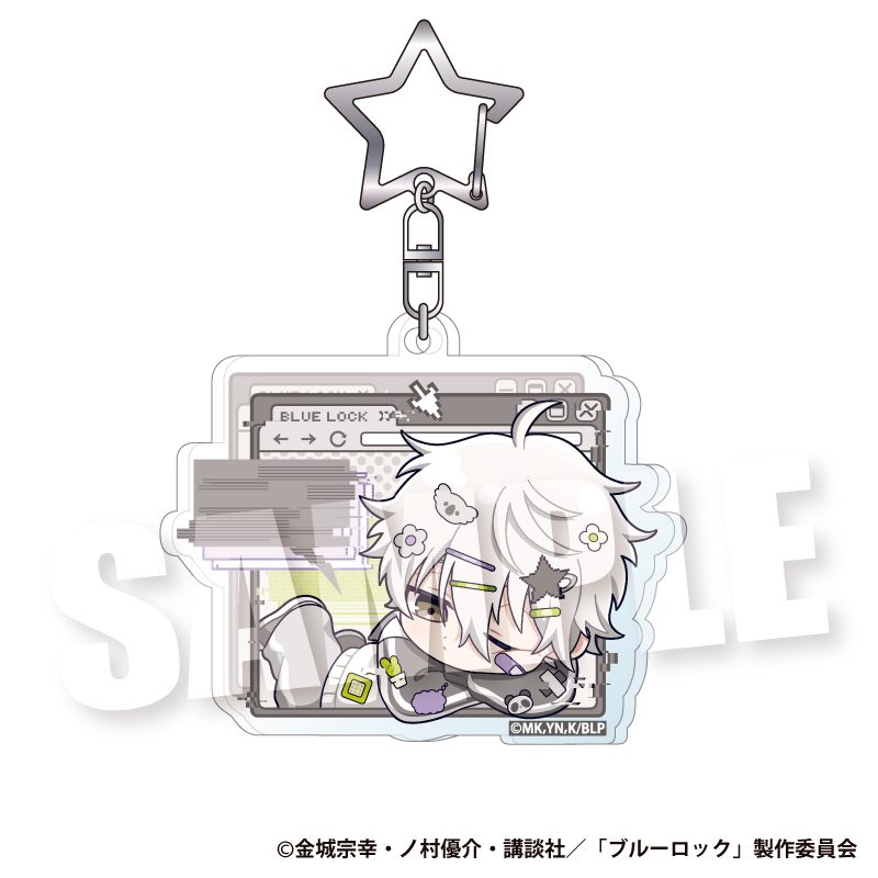 ブルーロック アクリルキーホルダー ドキ★バグVer. 凪誠士郎 ("Blue Lock" Acrylic Key Chain Doki Bug Ver. Nagi Seishiro)