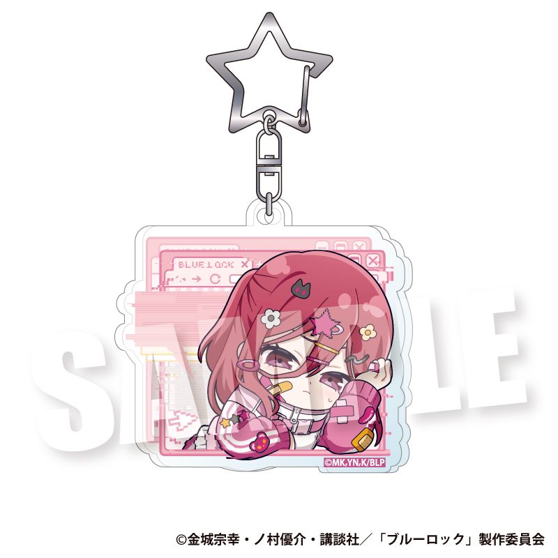 ブルーロック アクリルキーホルダー ドキ★バグVer. 千切豹馬 ("Blue Lock" Acrylic Key Chain Doki Bug Ver. Chigiri Hyoma)