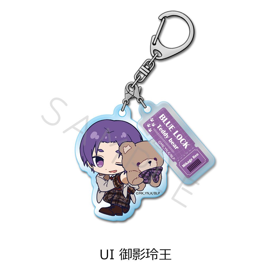 ブルーロック 第12弾 2連アクリルキーホルダー UI 御影玲王 ("Blue Lock" Vol. 12 Twin Acrylic Key Chain UI Mikage Reo)