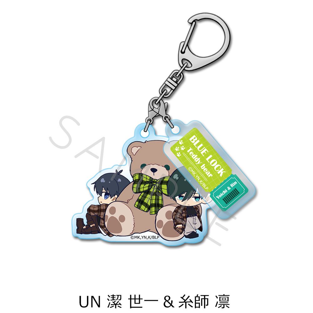 ブルーロック 第12弾 2連アクリルキーホルダー UN 潔世一&糸師凛 ("Blue Lock" Vol. 12 Twin Acrylic Key Chain UN Isagi Yoichi & Itoshi Rin)