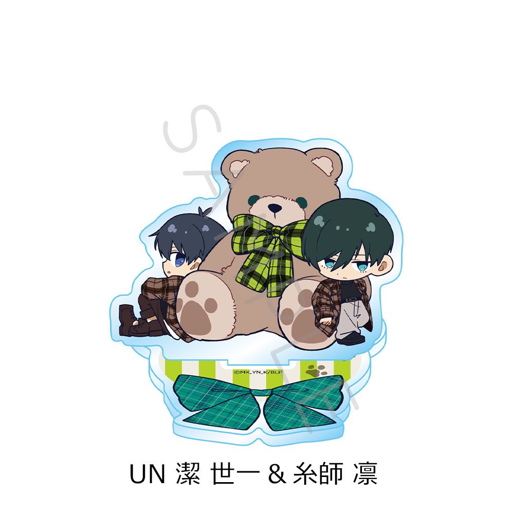 ブルーロック 第12弾 アクリルスタンド UN 潔世一&糸師凛 ("Blue Lock" Vol. 12 Acrylic Stand UN Isagi Yoichi & Itoshi Rin)