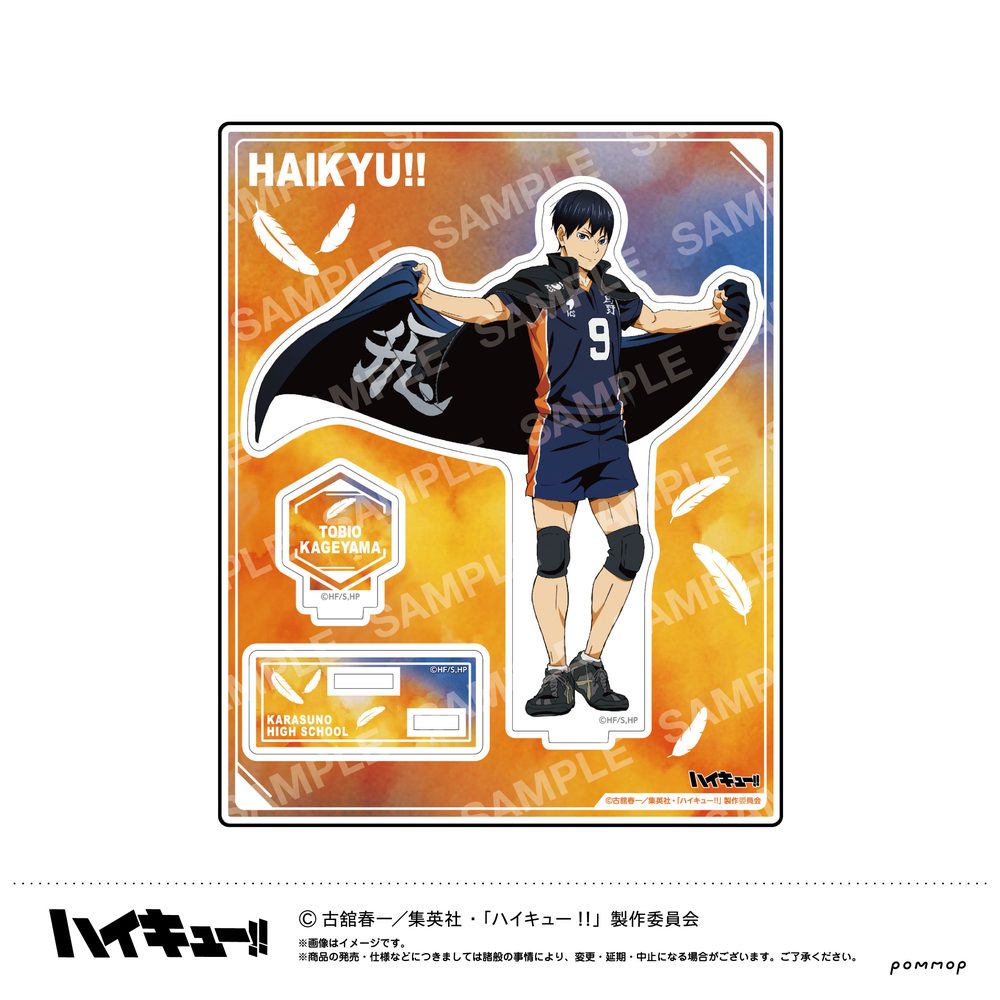 ハイキュー!! アクリルスタンド-横断幕第1弾- B 影山飛雄 ("Haikyu!!" Acrylic Stand -Banner Vol. 1- B Kageyama Tobio)