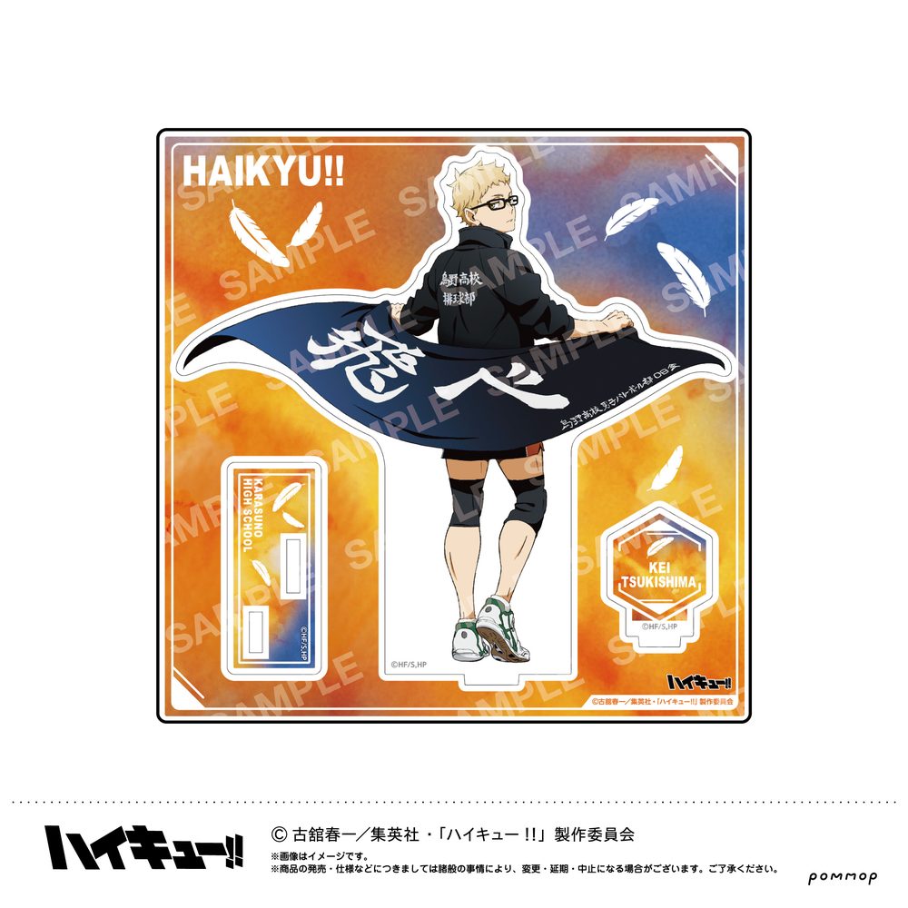 ハイキュー!! アクリルスタンド-横断幕第1弾- C 月島蛍 ("Haikyu!!" Acrylic Stand -Banner Vol. 1- C Tsukishima Kei)