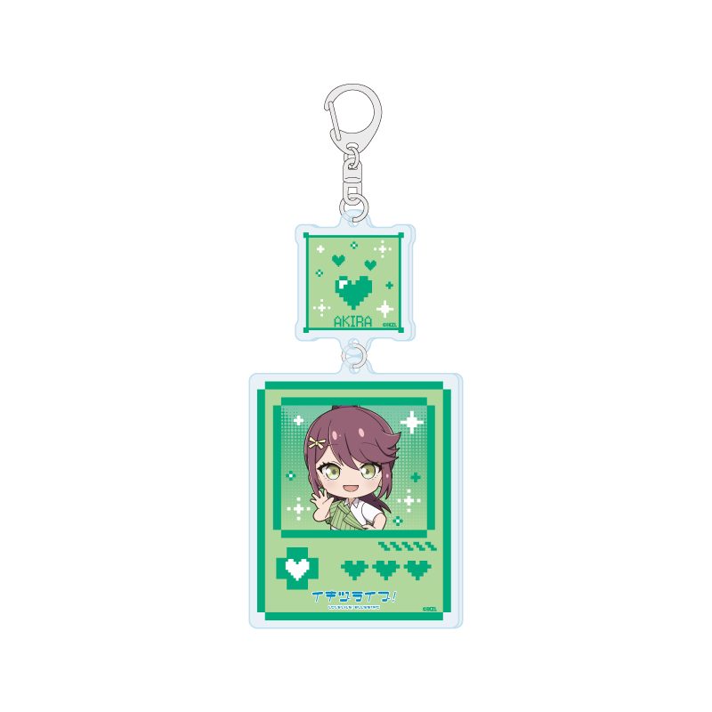 連結アクリルキーホルダー イキヅライブ! LOVELIVE! BLUEBIRD 03 五桐玲(ミニキャライラスト) (Linked Acrylic Key Chain "IKIZULIVE! LOVELIVE! BLUEBIRD" 03 Goto Akira (Mini Character Illustration))