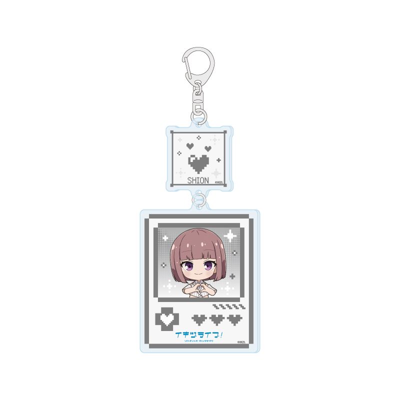 連結アクリルキーホルダー イキヅライブ! LOVELIVE! BLUEBIRD 10 佐々木翔音(ミニキャライラスト) (Linked Acrylic Key Chain "IKIZULIVE! LOVELIVE! BLUEBIRD" 10 Sasaki Shion (Mini Character Illustration))