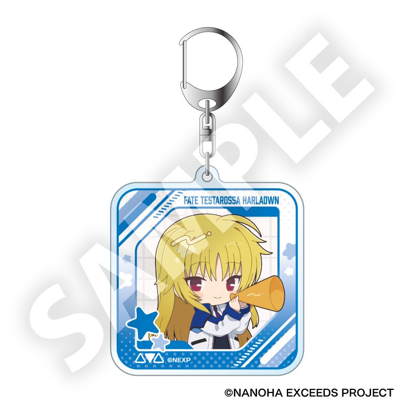 魔法少女リリカルなのは EXCEEDS Gun Blaze Vengeance フレフレンズアクリルキーホルダー フェイト・T・ハラオウン ("Magical Girl Lyrical Nanoha Exceeds Gun Blaze Vengeance" Furefriends Acrylic Key Chain Fate Testarossa Harlaown)