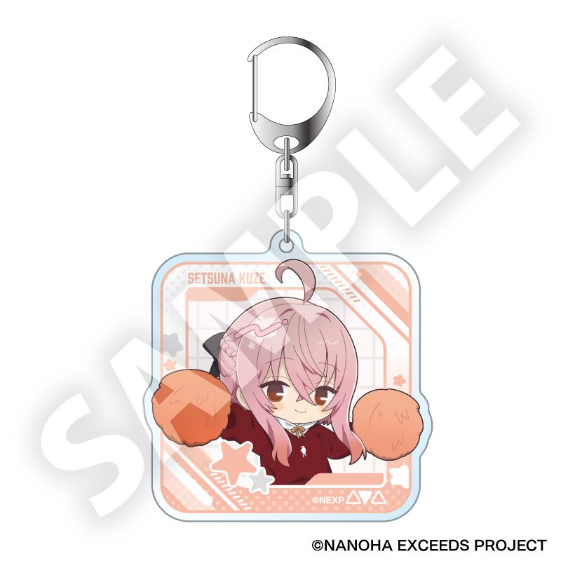 魔法少女リリカルなのは EXCEEDS Gun Blaze Vengeance フレフレンズアクリルキーホルダー 久瀬セツナ ("Magical Girl Lyrical Nanoha Exceeds Gun Blaze Vengeance" Furefriends Acrylic Key Chain Kuze Setsuna)