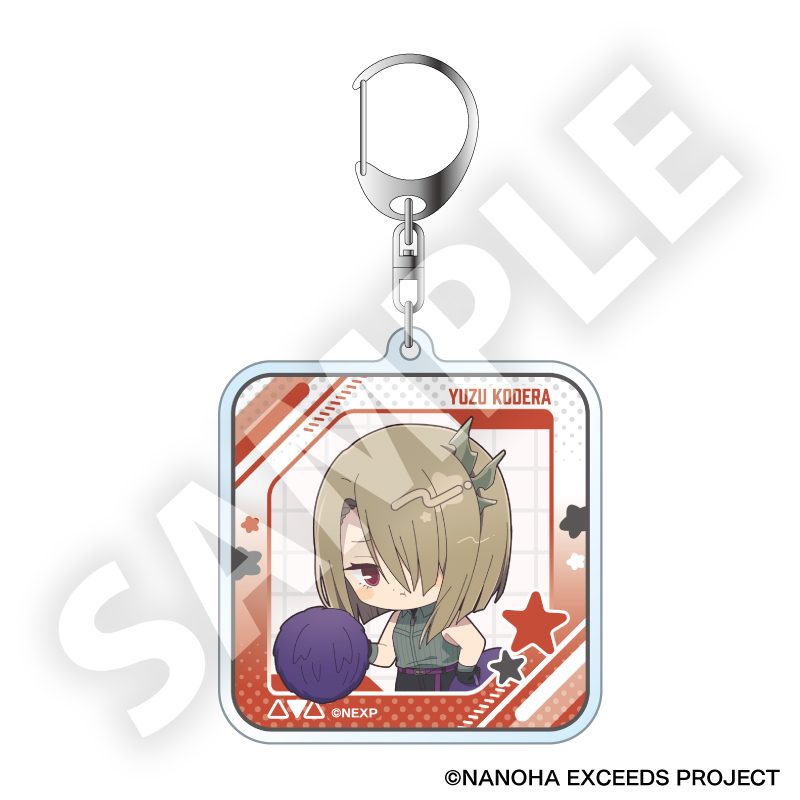魔法少女リリカルなのは EXCEEDS Gun Blaze Vengeance フレフレンズアクリルキーホルダー 古寺ユズ ("Magical Girl Lyrical Nanoha Exceeds Gun Blaze Vengeance" Furefriends Acrylic Key Chain Kodera Yuzu)