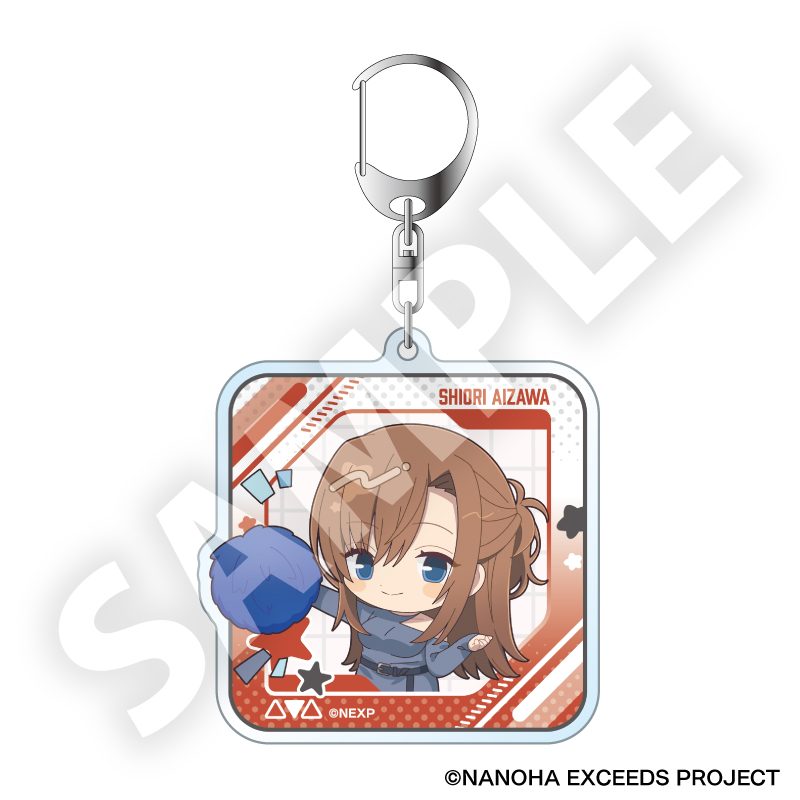 魔法少女リリカルなのは EXCEEDS Gun Blaze Vengeance フレフレンズアクリルキーホルダー 相沢シオリ ("Magical Girl Lyrical Nanoha Exceeds Gun Blaze Vengeance" Furefriends Acrylic Key Chain Aizawa Shiori)