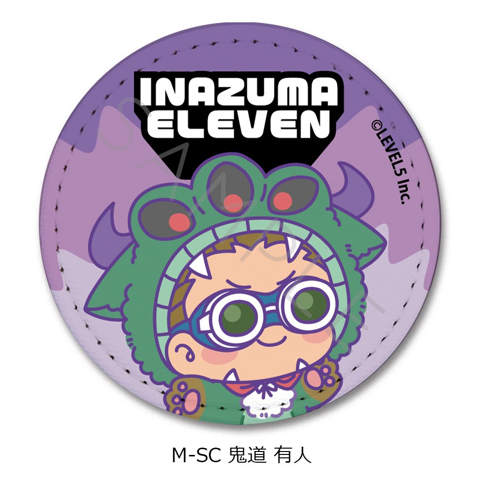 イナズマイレブン 英雄たちのヴィクトリーロード レザーバッジ(丸形) M-SC 鬼道有人 ("Inazuma Eleven: Victory Road" Leather Badge (Round) M-SC Kido Yuto)