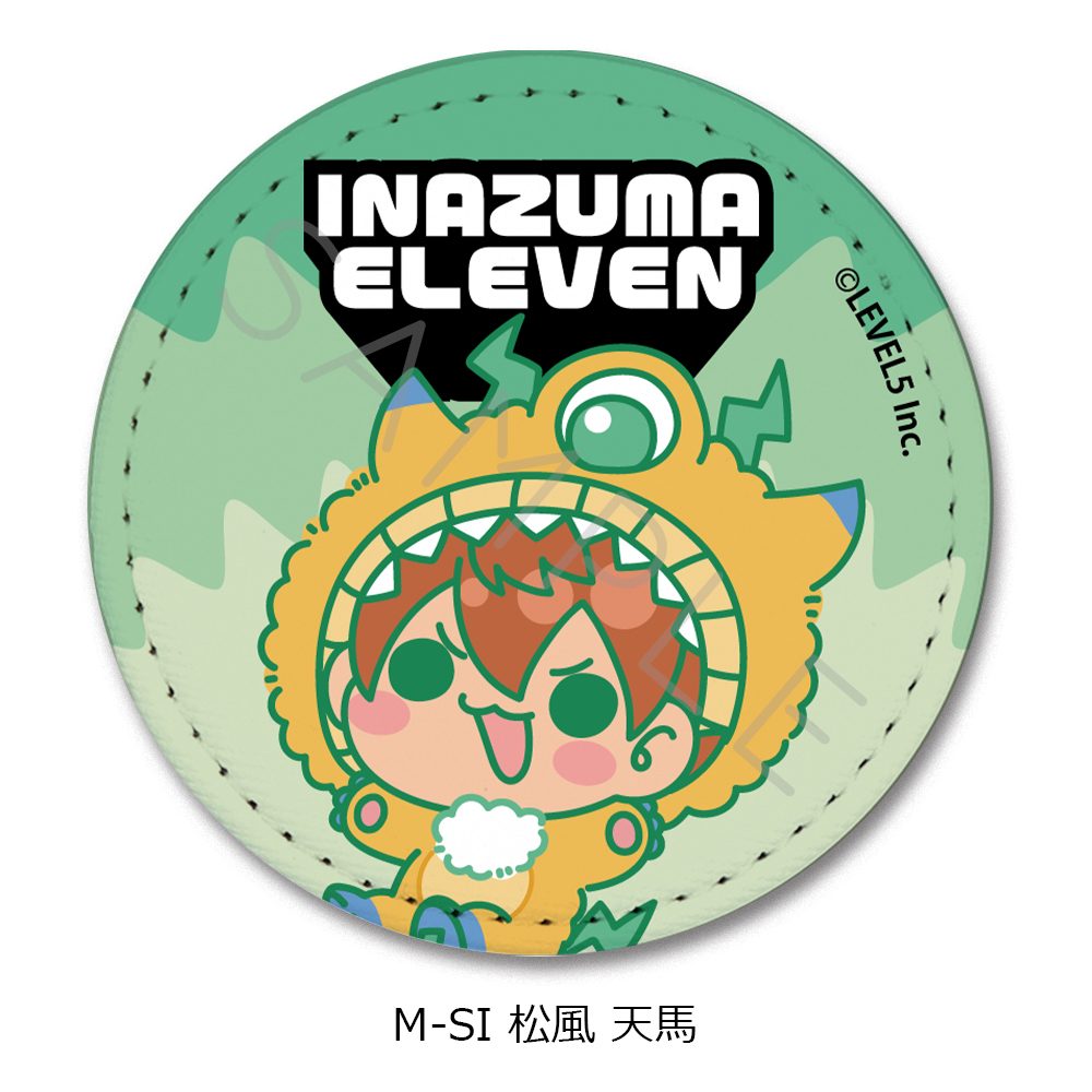イナズマイレブン 英雄たちのヴィクトリーロード レザーバッジ(丸形) M-SI 松風天馬 ("Inazuma Eleven: Victory Road" Leather Badge (Round) M-SI Matsukaze Tenma)
