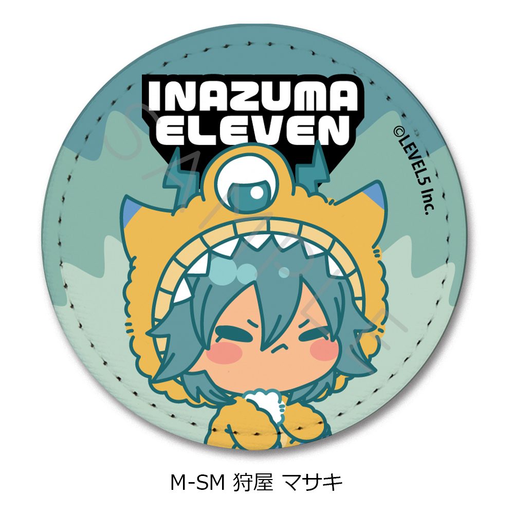 イナズマイレブン 英雄たちのヴィクトリーロード レザーバッジ(丸形) M-SM 狩屋マサキ ("Inazuma Eleven: Victory Road" Leather Badge (Round) M-SM Kariya Masaki)